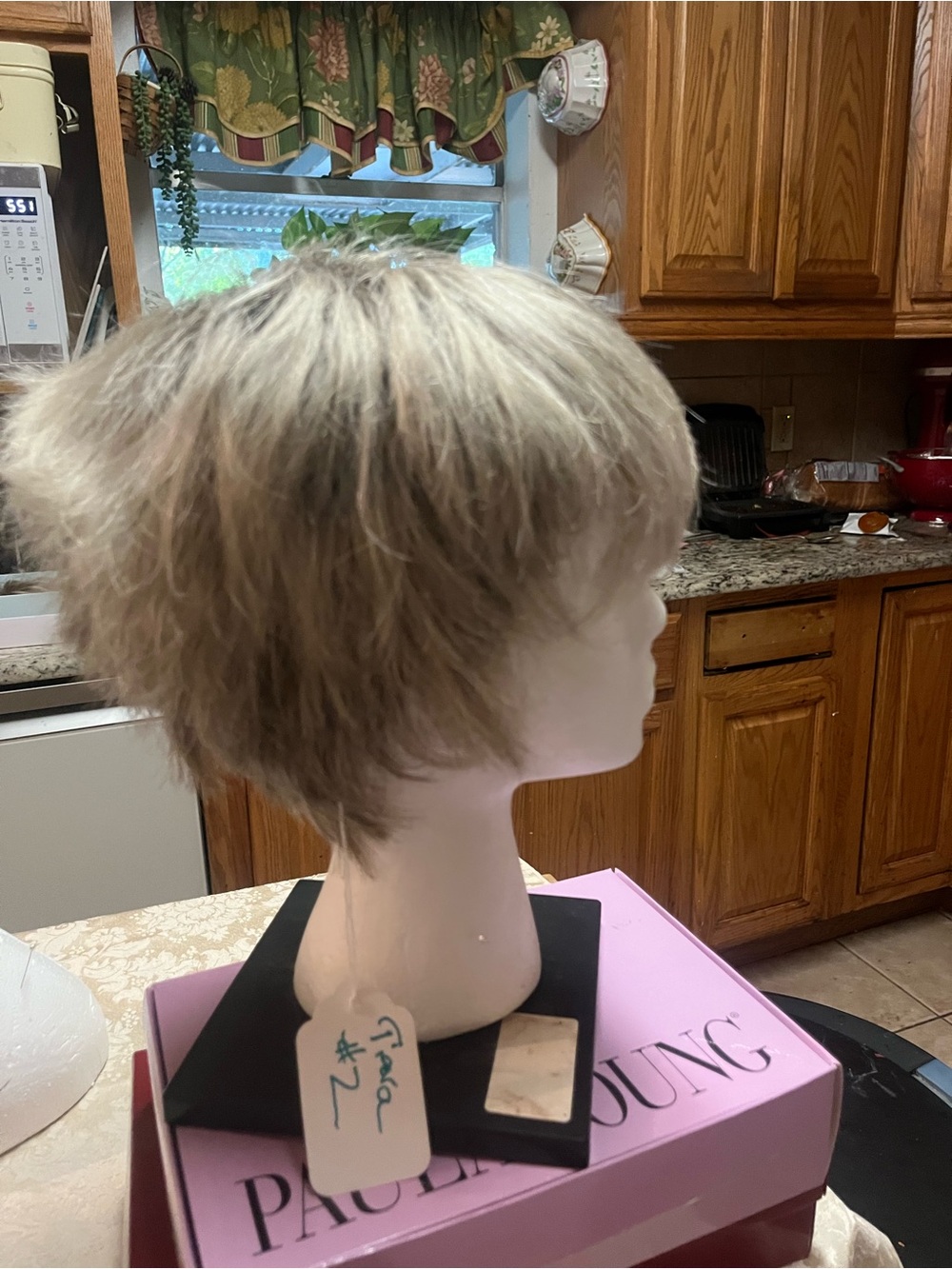 Tiara #2 Short Layered Women's Wig in Light Ash Blonde size petite